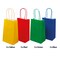 Angels Special Occasions 12 Pack Kraft Bag 8" x 5" - Blue, Yellow, Green & Red Assorted Colors